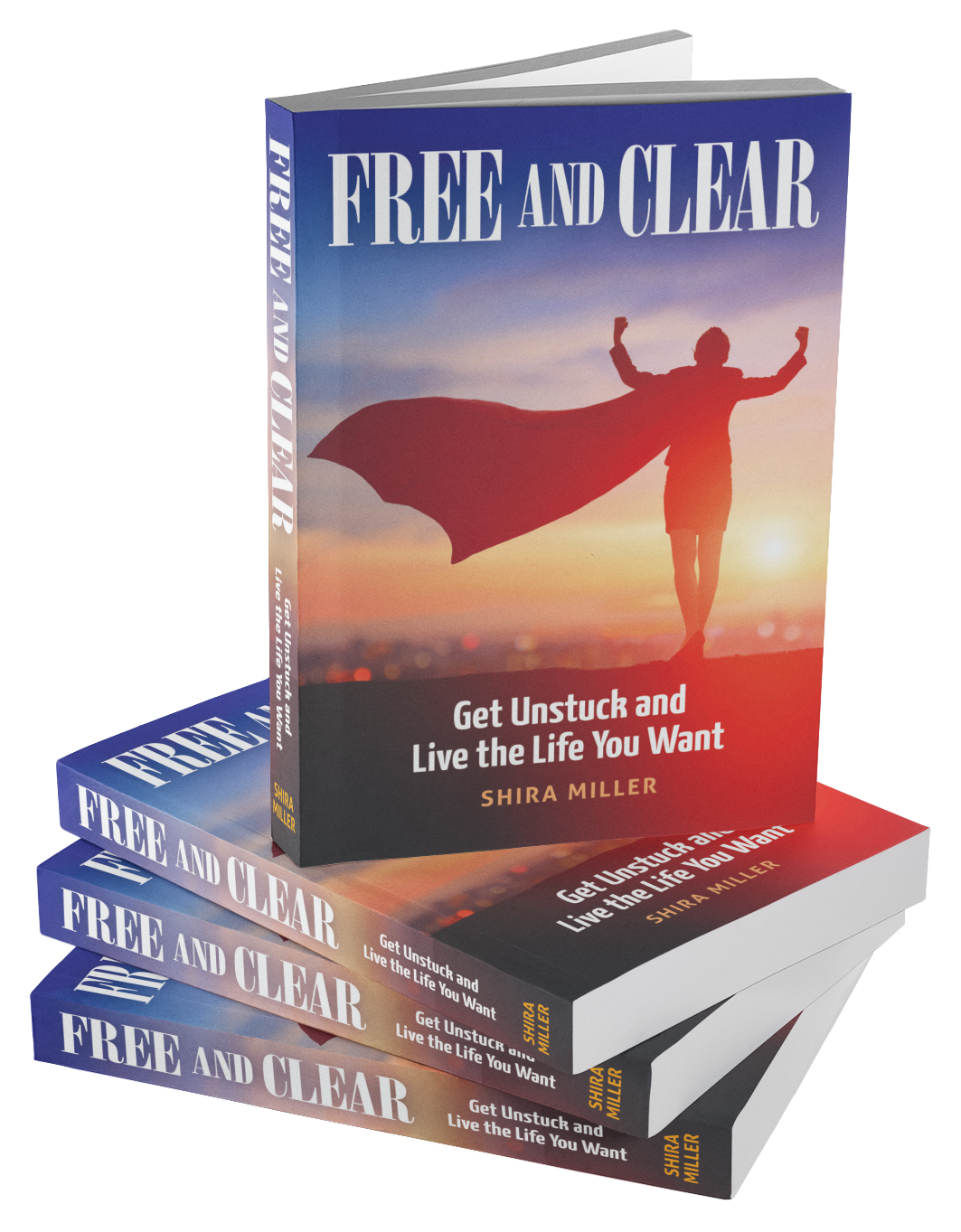 Free and Clear book mockup